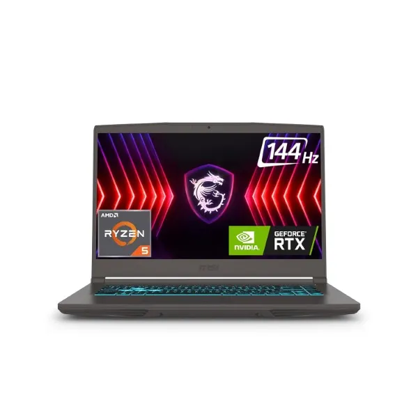 MSI THIN A15 AMD RYZEN 5 HEXA CORE 7535HS – (16 GB/512 GB SSD/WINDOWS 11 HOME/4 GB GRAPHICS/NVIDIA GEFORCE RTX 3050/144 HZ) THIN A15 B7UC-102IN GAMING LAPTOP