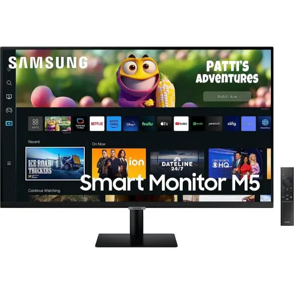 Samsung 32inch M8 UHD 4K Smart Monitor with Streaming TV and SlimFit Camera Included – Spring Green