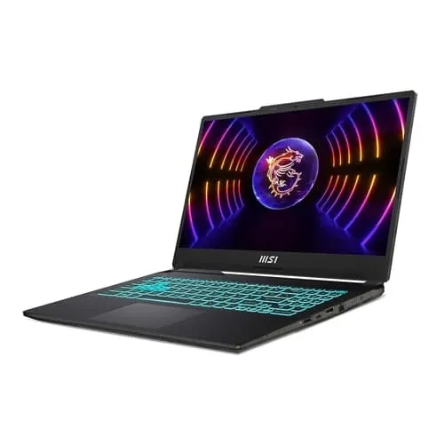 MSI Cyborg 15, Intel 12th Gen. i5-12450H, 40CM FHD 144Hz Gaming Laptop (16GB/512GB NVMe SSD/Windows 11 Home/MSO 2021/NVIDIA GeForce RTX 3050, GDDR6 6GB/Translucent Black/1.9Kg) A12UDX-1468IN