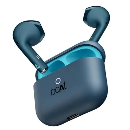 Boat Airdopes Alpha 35Hrs Battery Bluetooth TWS Earbuds Deep Blue