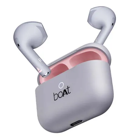 Boat Airdopes Alpha 35Hrs Battery Bluetooth TWS Earbuds Peach Dusk