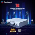 Consistent CCTV 16 Channel Single Output Power Supply “Gold Series’ (CT-CPS-S16PG)