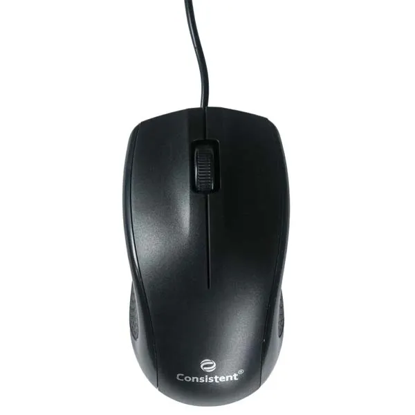 Consistent Pulse Wired Mouse for Desktop and Laptop | 1000-1200 DPI | Ergonomic Design