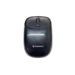 Consistent Sparkle Wireless Mouse 2.4G Portable Mobile Optical Office Mouse with USB (Black)