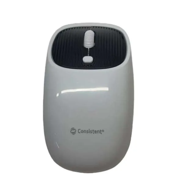 Consistent Sparkle Wireless Mouse 2.4G Portable Mobile Optical Office Mouse with USB (White)