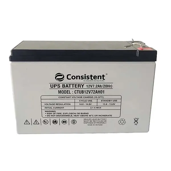 Consistent UPS Battery 12V 7AH (CTUB12V72AH01)
