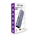 EVM 7in-2 Dual Type C USB HUB for MacBook Book Air & Pro - Image 2