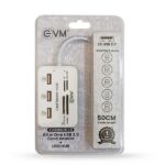 EVM All-in-One USB 2.0 Card Reader & 3-Port USB HUB - Image 2