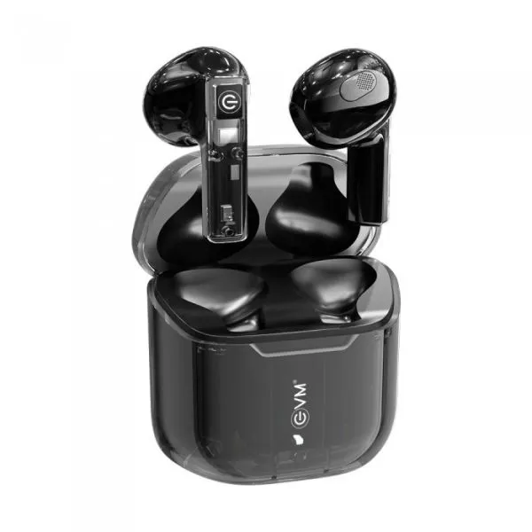EVM ENBUDS TWS Bluetooth Headset (TRANSPARENT+BLACK, True Wireless)