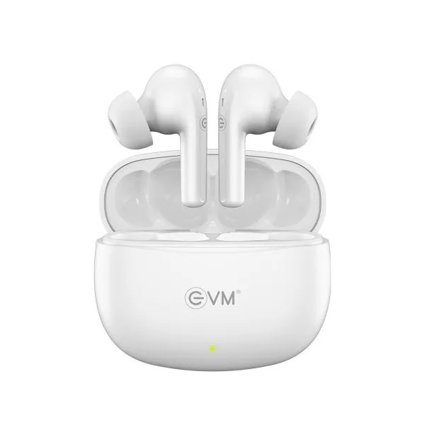 EVM ENZEST TWS Bluetooth True Wireless Earbud (White)