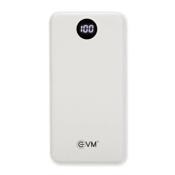 EVM EnMove Power Bank 10,000MAH, White