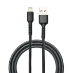 EVM LIGHTNING DATA CABLE (1 METER & 4 AMP) EVM-C-013, Black