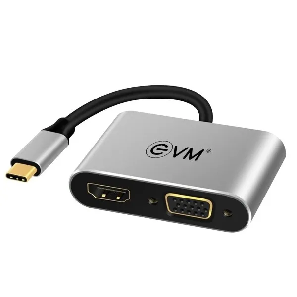 EVM Type C 4 in 1 HDMI + VGA Docking Station