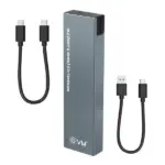 EVM USB 3.1 Gen 2 M.2 SATA and NVMe SSD Case