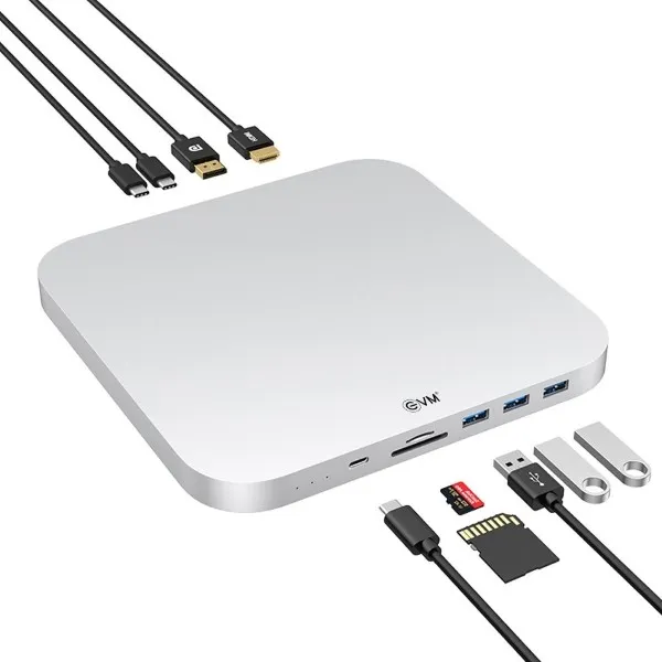 EVM USB-C Hub Docking Station With HDMI For Mac Mini/Mac Studio (MINI HUB PRO MAX)
