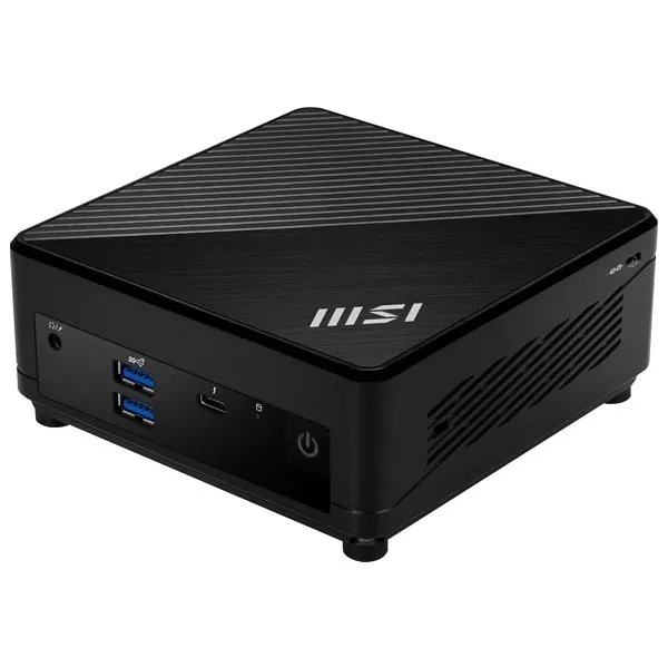 MSI Cubi 5 12M Barebone Mini PC with Intel 12th Gen Alder Lake Core i5-1235U processors, supports up to 64GB DDR4 RAM, M.2 SSD, 2.5 inch SSD/HDD, WiFi 6, Dual LAN, Thunderbolt 4 Portt, USB 3.2 Gen 1 Type-C and Windwos 11 Pro (Black)