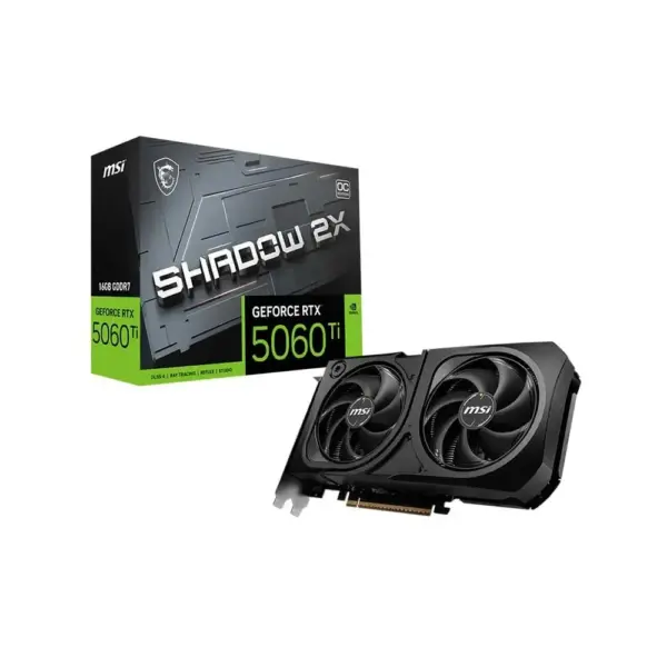 MSI GeForce RTX 5060 Ti 16G Shadow 2X OC Plus Graphic Card