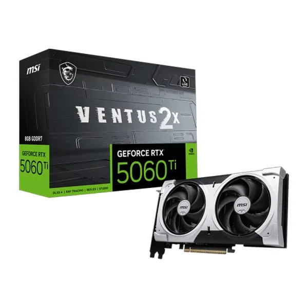 MSI GeForce RTX 5060 Ti 8G VENTUS 2X PLUS Graphics Card