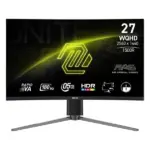 MSI MAG 27CQ6PF 27-inch QHD 2560×1440 180hz Monitor (Black)