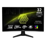MSI MAG 32CQ6F 31.5 Inch 1440p HDR 180 Hz Curved Gaming Monitor