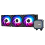 MSI MAG CORELIQUID A13 360mm ARGB AIO Liquid CPU Cooler (Black) - Image 2