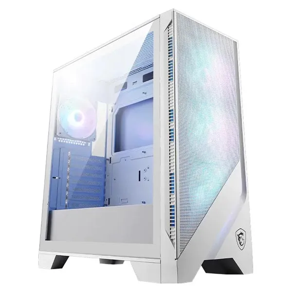 MSI MAG Forge 320R Airflow Premium Gaming PC Case (White)