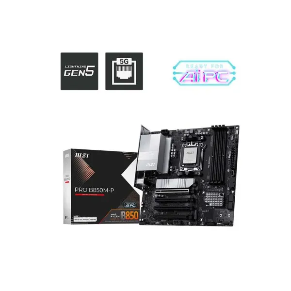 MSI PRO B850M-P AM5 ATX Motherboard