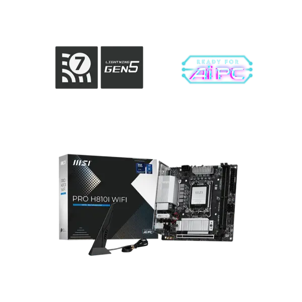 MSI PRO H810I WIFI Intel ITX Motherboard