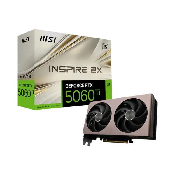 MSI RTX 5060 Ti 8G Inspire 2X OC Graphic Card