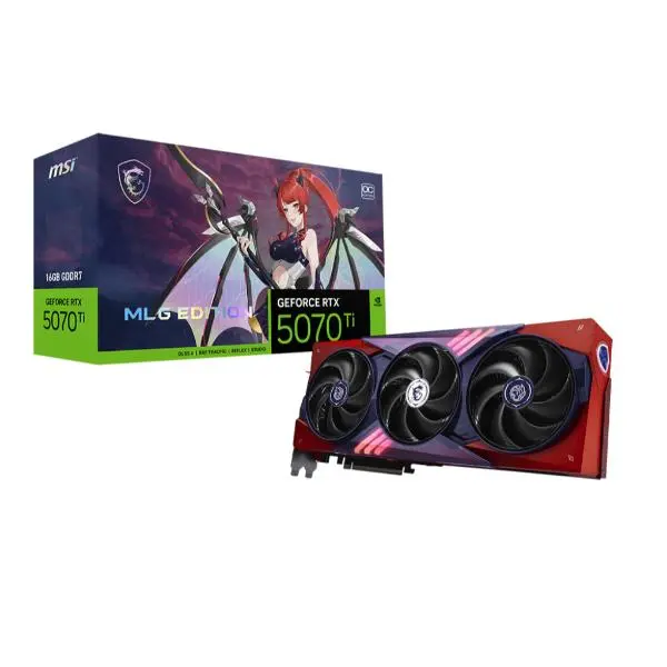 MSI RTX 5070 Ti MLG Edition OC 16GB GDDR7 Graphics Card