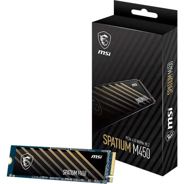 MSI SPATIUM M450 500GB PCIe 4.0 NVMe M.2 V1 SSD