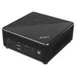 Msi Cubi N ADL S Barebone Mini Pc with Intel Processor N100 (4 Core 4 Threads 3.40GHz 6MB Cache Intel UHD Graphics), NO OS Included, NO RAM Included, NO Storage Included, LAN, Wifi & Bluetooth (Black)