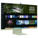 Samsung 32inch M8 UHD 4K Smart Monitor with Streaming TV and SlimFit Camera Included – Spring Green - Image 3