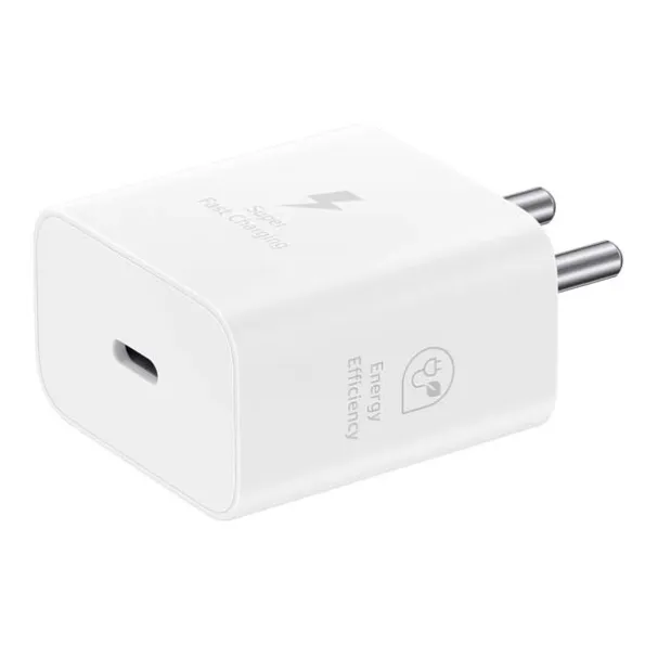 Samsung Original 25W Type-C Travel Adaptor Without Cable (White)