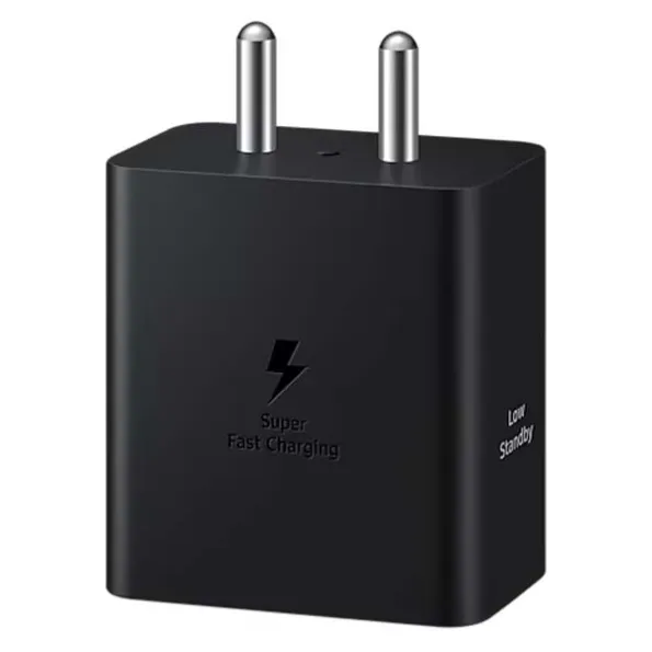 Samsung Original 45W Type-C Super Fast Travel Adaptor Without Cable (Black)