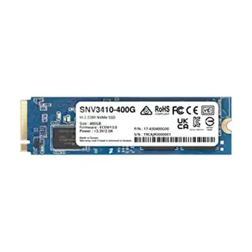 Synology SNV3410 400GB PCIe Gen3 M.2 NVMe Internal SSD (SNV3410-400G)