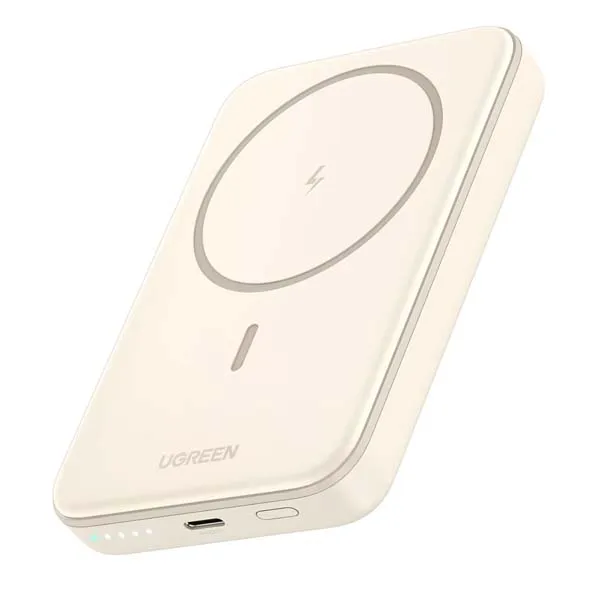 UGREEN Pb561 10000mAh Magnetic Wireless Power Bank White