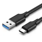 UGREEN US184 USB 3.0 A Male to Type C Male Cable Nickel Plating 2m Black-20884