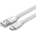 Ugreen US287 USB-A 2.0 to USB-C 480 Mbps 3 A 1.5 m Cable White