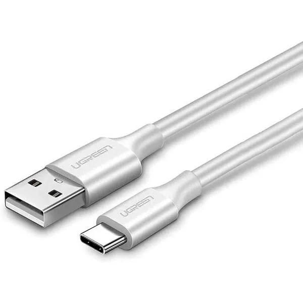 Ugreen US287 USB-A 2.0 to USB-C 480 Mbps 3 A 1.5 m Cable White