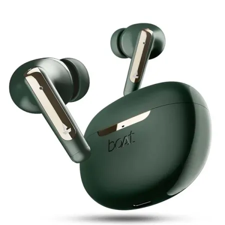 boAt Airdopes 141 ANC v5.3 Bluetooth TWS in Ear Earbuds Wireless Earphones with mic Green