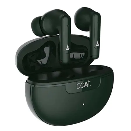 boAt Airdopes 161 ANC TWS Earbuds w32 dB ANC Green