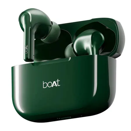 boAt Airdopes 163/161 in Ear Earbuds TWS with 40 HRS Battery Olive Green