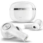boAt Nirvana Iris Truly Wireless in Ear Ear Buds w/Up to 32 dB Active Noise Cancellation Quartz White