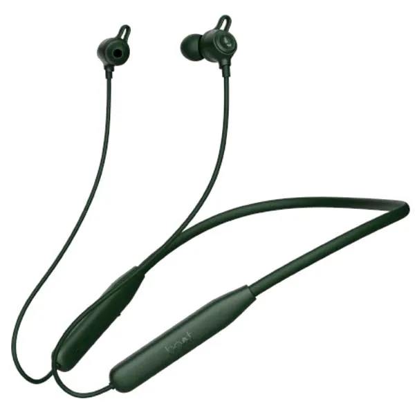 boAt Rockerz 109 Bluetooth Neckband with 40 hrs Playback ENx Technology Beast Mode 60ms Magnetic Buds Dual Pairing ASAP Charge IPX5 Water Resistance Fern Green
