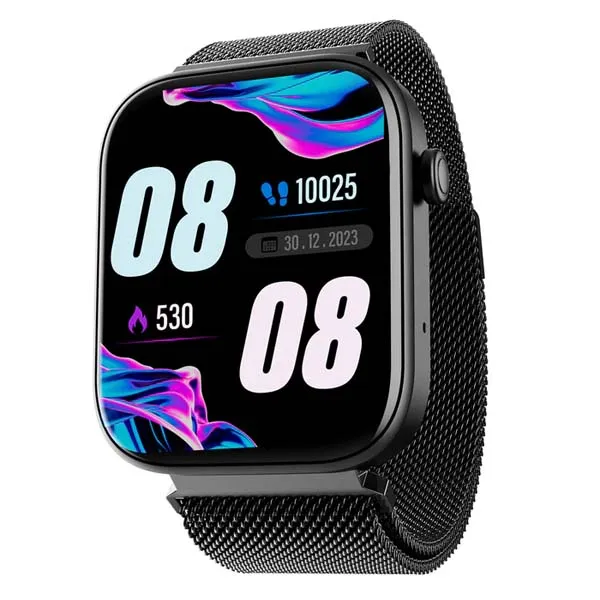 boAt Wave Astra 3 46.48mm HD Display IP67 Water Resistant Smartwatch with Bluetooth Calling Black Metal