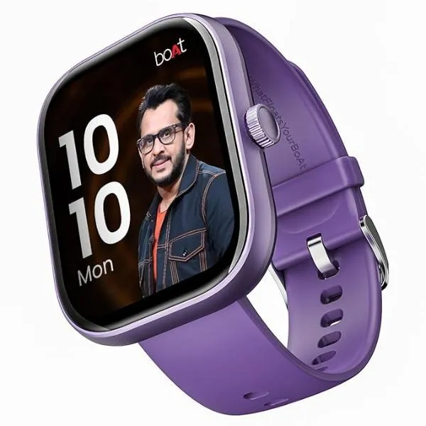 boAt Wave Sigma w 2.01 5.1 cm HD Display Smart Watch (Jade Purple