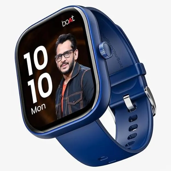 boAt Wave Sigma w 2.01 5.1 cm HD Display Smart Watch Cool Blue