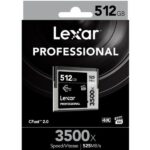 Lexar 512GB Professional 3500x CFast 2.0 Memory Card - Image 2