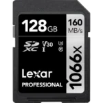 Lexar 128GB Professional 1066x SDXC UHS-I Memory Card (SILVER Series) - Image 2